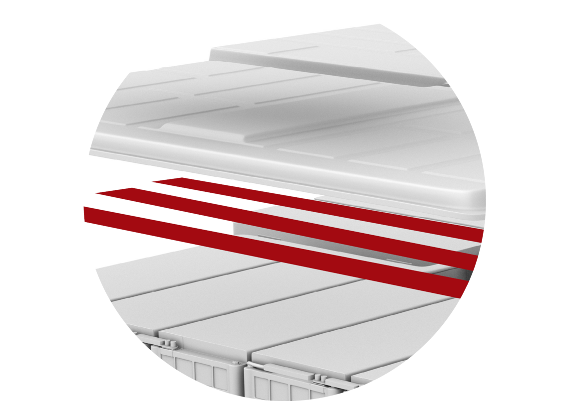 Batteriekonstruktion Wärmeausbreitung