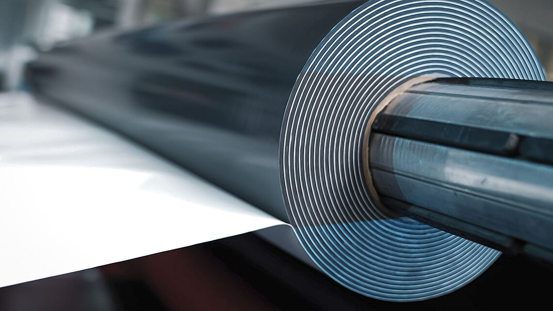 Unrolling the material