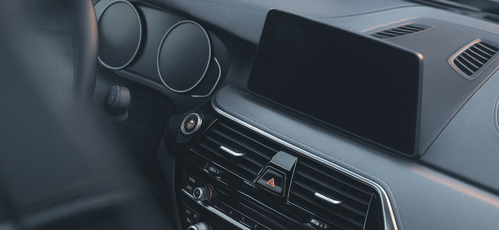 Display im Fahrzeug